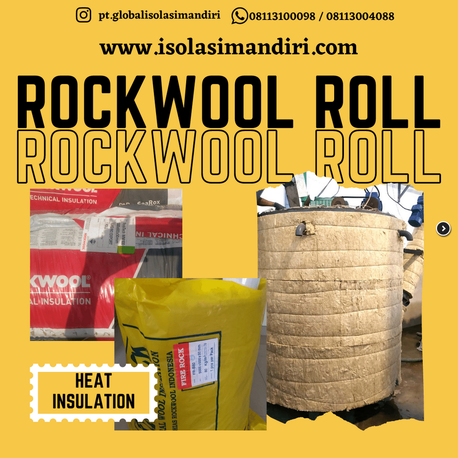Rockwool Blanket D60 Tebal 50mm