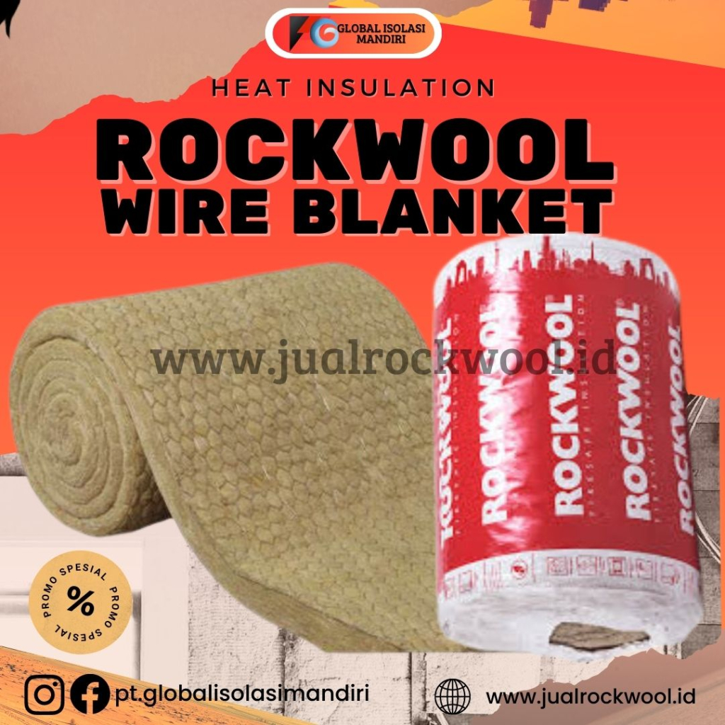 Rockwool Wire Blanket Density 80