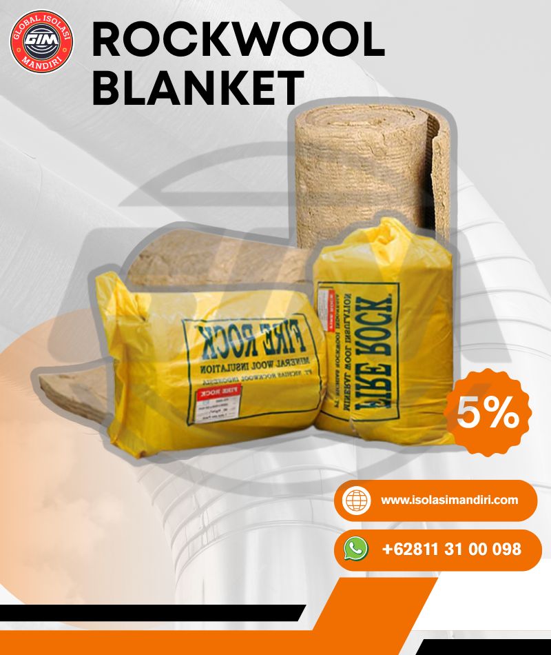 Harga Rockwool Blanket D80 