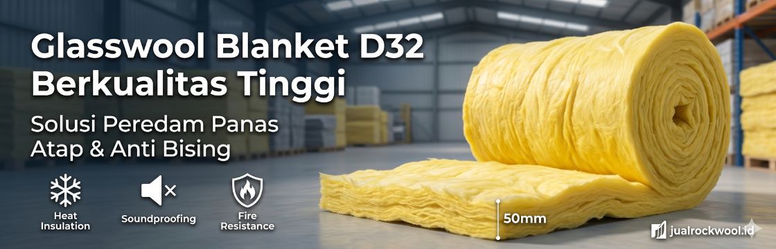 Glasswool Blanket Peredam Panas