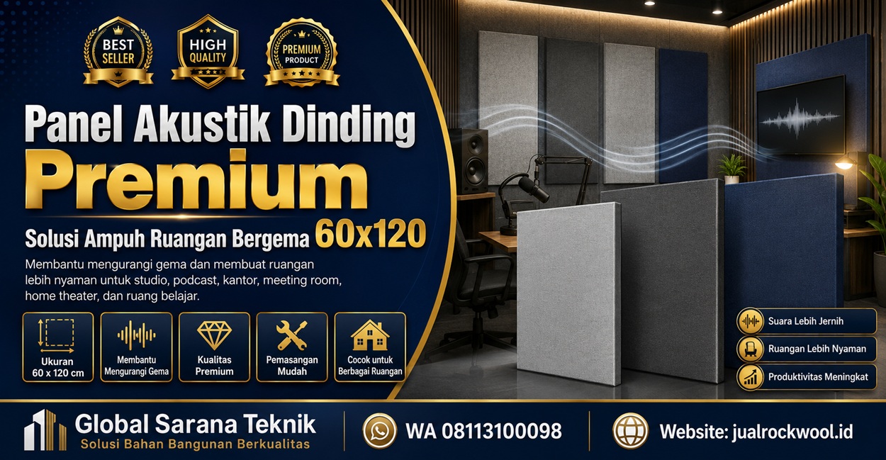 Panel Akustik Dinding Premium